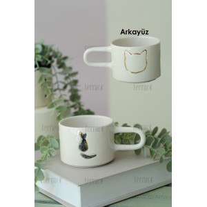 Kedi Çift Yönlü Kupa  *Kişiselleştirilebilir