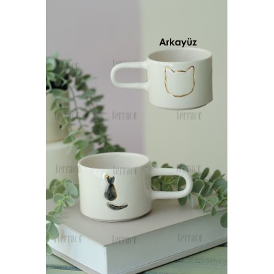 Kedi Çift Yönlü Kupa  *Kişiselleştirilebilir